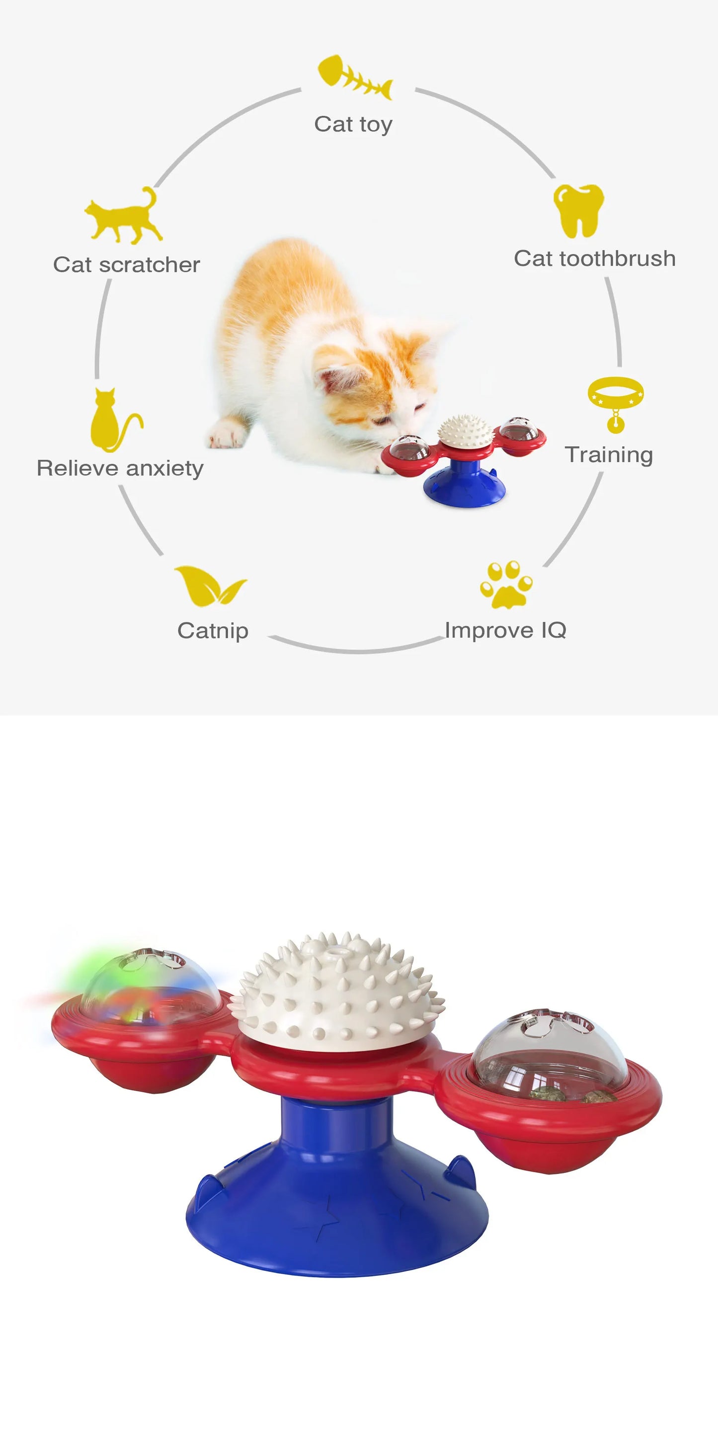 Windmill Cat Massager