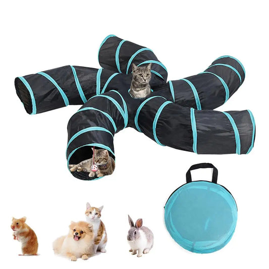 Indoor Collapsible Cat Tunnel